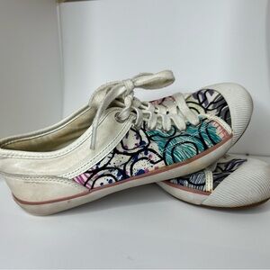 Women’s White Coach Sneakers size 6 1/2
